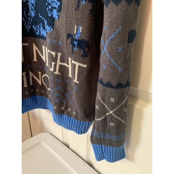 Game of Thrones Silent Night King Ugly Christmas Sweater Size M Men Gray… - Picture 5 of 9